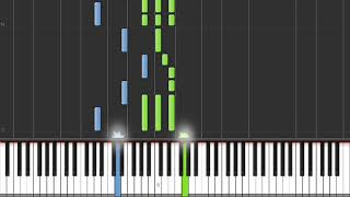 Dommage (Bigflo & Oli) - Piano Synthesia Tuto chords