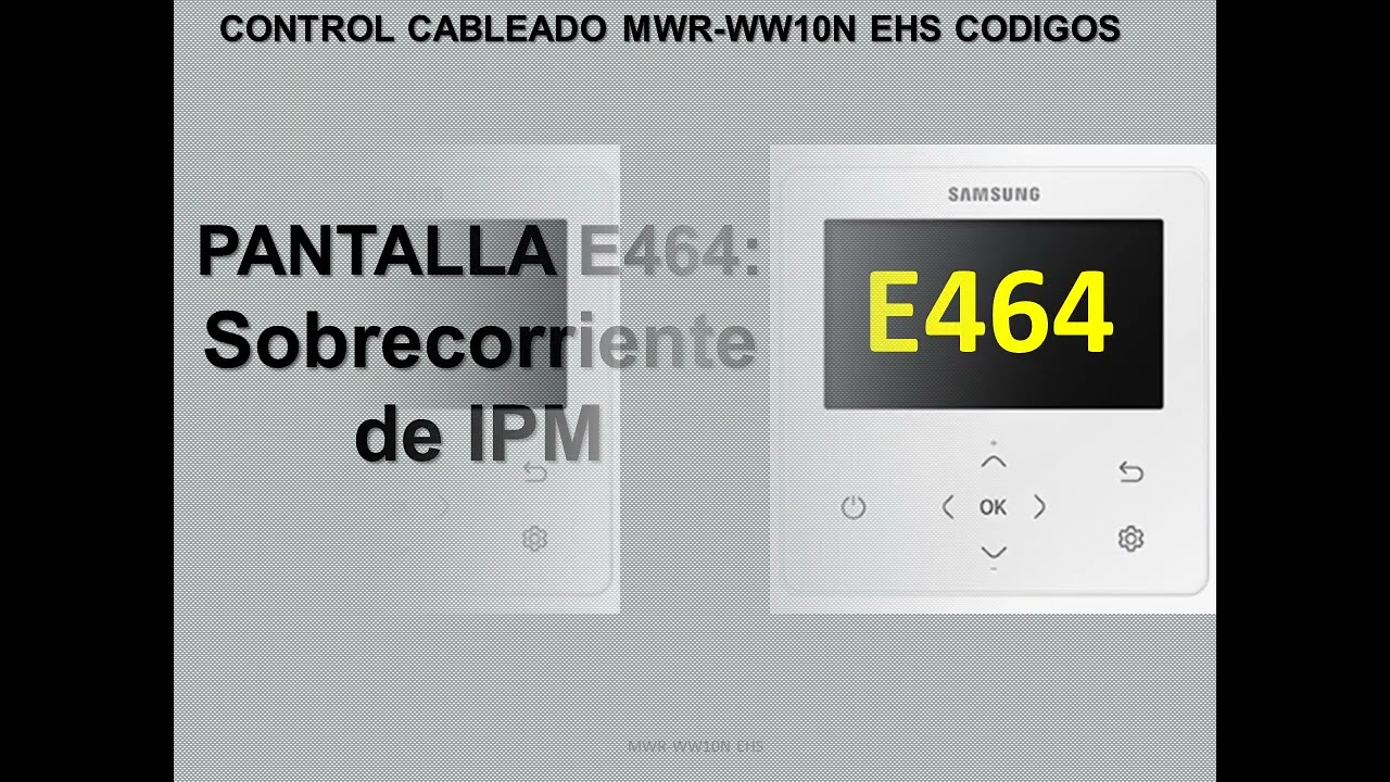 código de falla control MWR-WW10N