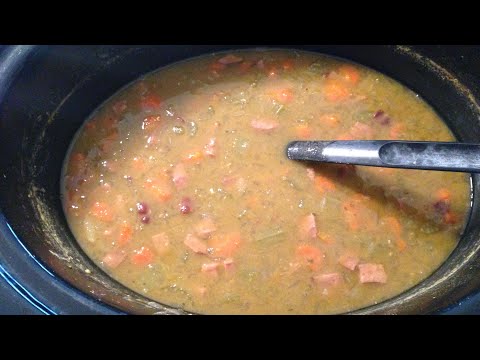 Split Pea Soup - Slow Cooker Recipes - Instant Pot Recipes. 
