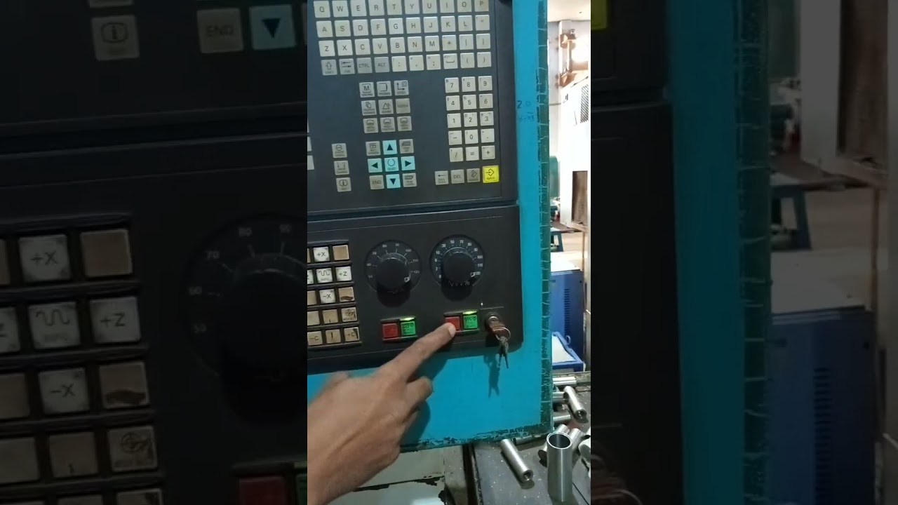 how to start siemens control in cnc practical 
