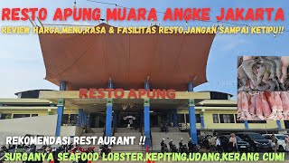 Resto apung muara angke jakarta utara,surganya seafood enak murah‼️lobster,udang,cumi jangan tertipu