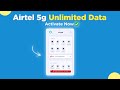 How To Activate 5g Unlimited Data On Airtel | Airtel 5g Unlimited Data Kaise Use Kare