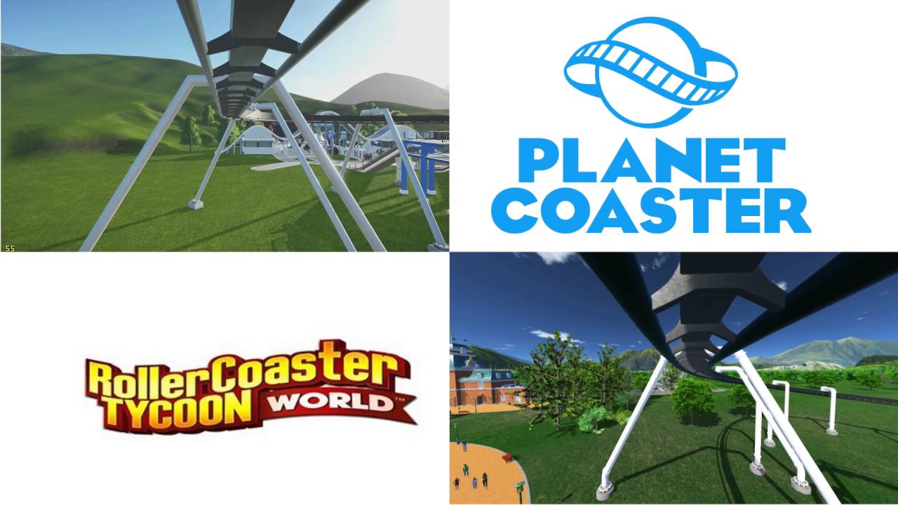 planet coaster vs rollercoaster tycoon world