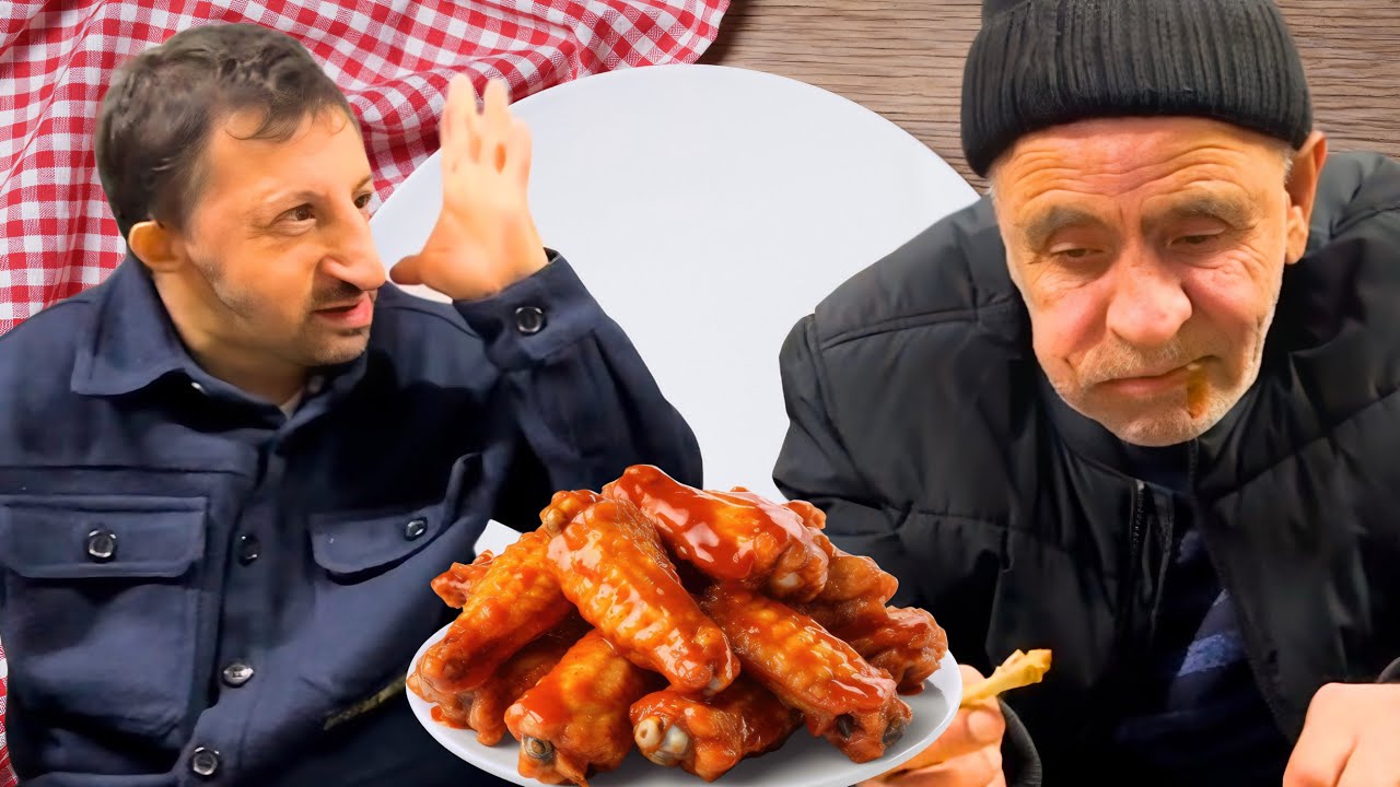 АСМР-пиршество с куриными крылышками с Рычитом и Коксал Бабой 🍗 Вкус и веселье вместе!