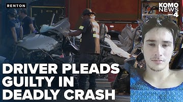 Driver pleads guilty to 112 mph crash that killed mother, 3 children near Renton