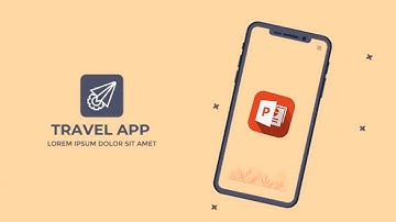 Travel App Promo Video Animation Templates for PowerPoint