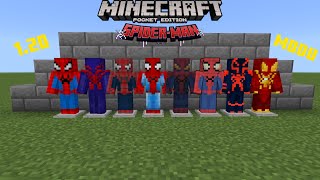 Minecraft pe Spiderman modu 1.20+