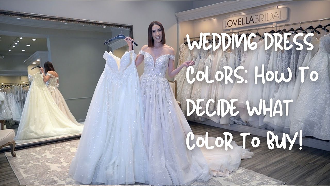 wedding dress colors