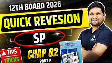 12th SP Chap 2 Sources of Corporate Finance | Part 1 | Quick Revision | Flow Chart | Board Exam 2026