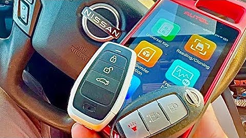 Nissan Frontier 2022 and New Key with Autel KM100