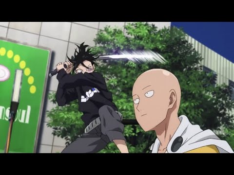 SAITAMA VS SONIC TODAS LAS PELEAS - AUDIO LATINO ONE PUNCH MAN