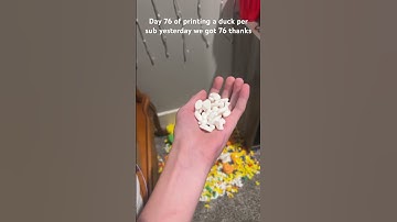 Day 76 of printing a duck per sub #3dprinting #subscribe #duck #duckarmy