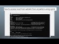 how to access localhost website from anywhere using ngrok #ngrok