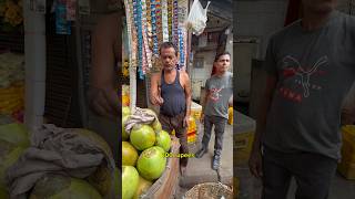 $0.50 coconut 🥥 #streetfood #coconut #usa