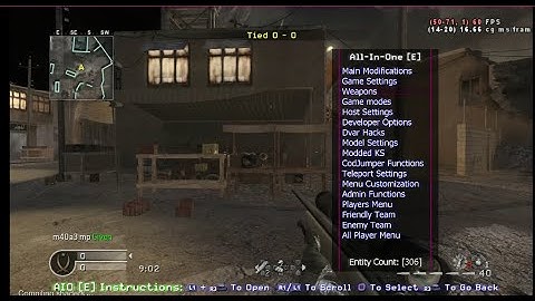 Testing Old Private COD 4 PS3 Mod Menu (COD 4 Emulated on Windows 10 through RPCS3 Vulkan)