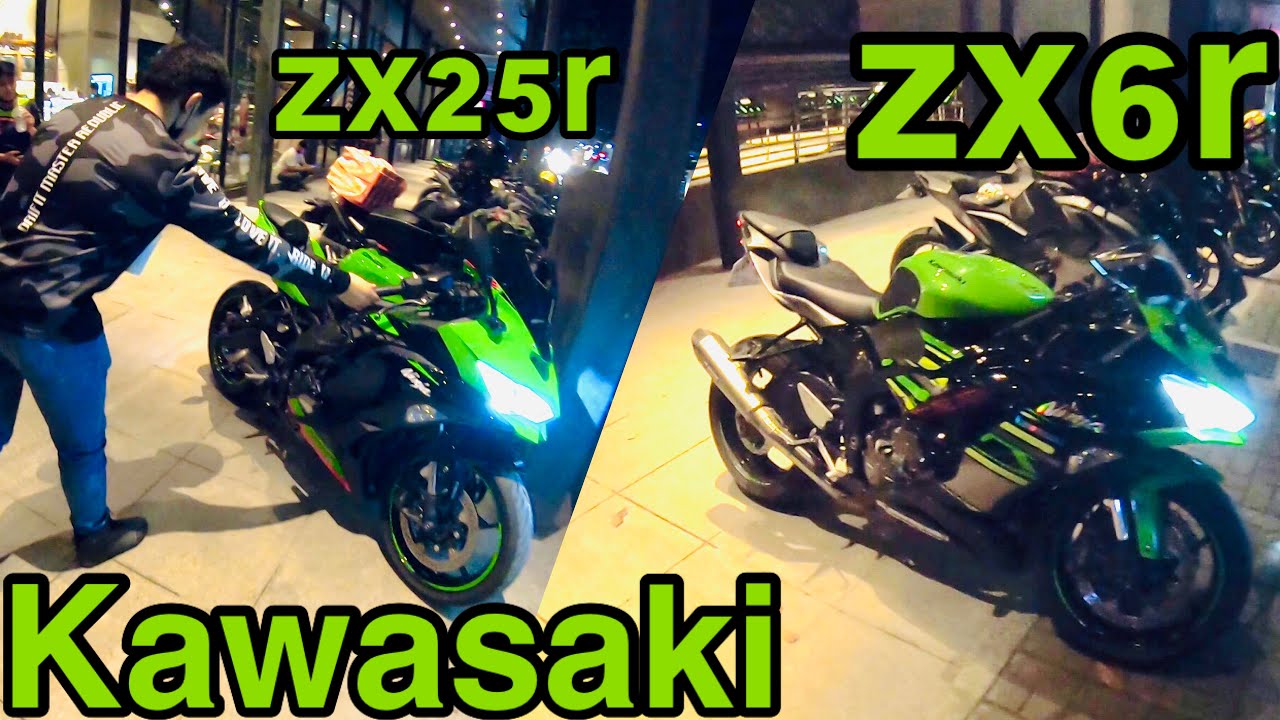 Kawasaki Zx6r & Zx25r test Ride & Sound check Tambike NinjaZsouth. Inline 4  experience unlocked 😎..