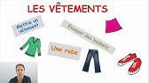 Curso de francés 33 - LA en francés LAS VESTIR y ACCESORIOS Vocabulario VESTIMENTA - YouTube