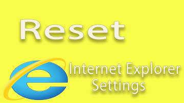 Windows - How to reset Internet Explorer settings to default