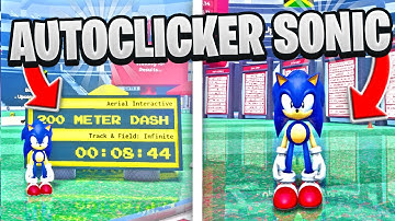 I USED AN AUTOCLICKER AS SONIC TO WIN EVERY RACE IN ROBLOX TRACK AND FIELD INFINITE