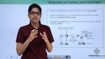 Class 11th – Qualitative Analysis - Detection of Carbon and Hydrogen | Tutorials Point