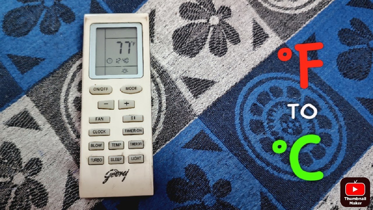 Godrej AC Remote Changing Fahrenheit To Degree Celsius In Hindi godrej-ac-remote-changing-fahrenheit-to-degree-celsius-in-hindi