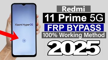 Redmi 11 Prime 5G : Google/ FRP Bypass | HyperOS Update - 100% Working Method (Without Pc)