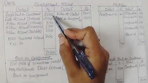 Consignment Account. Question 12. I.com-2 Principles of Accounting