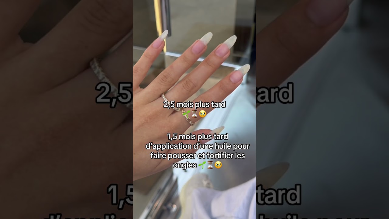 Des ongles naturels plus longs et plus forts avec l’huile pour la pousse des ongles Nailixir🌱✨
