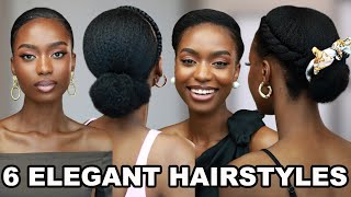 6 CLASSY & ELEGANT HAIRSTYLES ON 4C NATURAL HAIR COMPILATION VIDEO | 2023