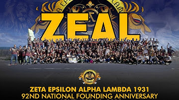 92nd National Founding Anniversary ZETA EPSILON ALPHA LAMBDA NOV.30.2023