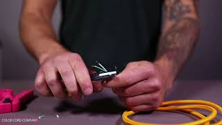 How To Cut and Strip Cloth Covered Wire