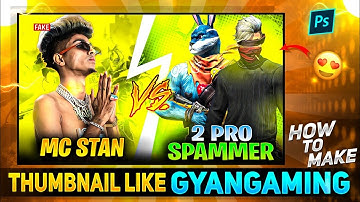 How To Make Thumbnail Like GyanGaming On Android || Gyangaming Jesa Image Keise Bannyen || 3beditz