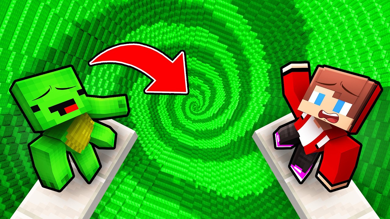 Mikey and JJ Found the Endless Source of Emeralds in Minecraft (Maizen)