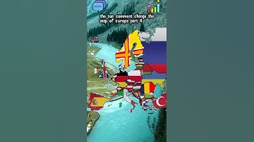 the top comment change the map of europe part 4 #europe #mapping#map#geography#sub#shorts#fypシ゚