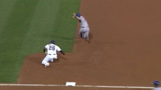 NYM@SD: Solarte grabs line drive, doubles up Flores
