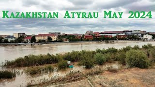 Flooding of the Ural River Kazakhstan Atyrau May 2024 / Наводнение р. Урал Казахстан Атырау май 2024