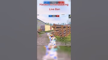 Hacker banned in live Match 🤯🤯#pubgmobile #pubg #hacker #bgmi #ytshorts #shorts