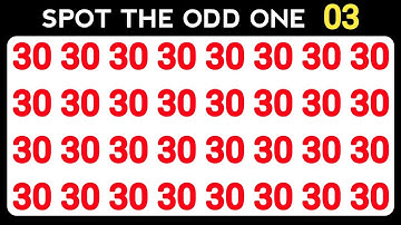 Find the Odd One Out | Observation Skills | Oddity Spotting Challenge