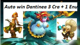 Dofus : Dantinea - Technique autowin avec 3 cra et 1 enu - Tuto donjon avec succès dernier