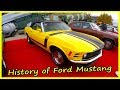 History of Ford Mustang From the 70s and 80s. Old American Cars of the 70s and 80s