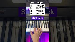 Slick Back Piano Tutorial 😎 She’s Homeless #Slickback #Piano #Pianotutorial