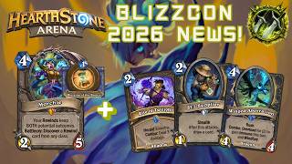 From Rags To Riches Run & BlizzCon 2026 News! | Rogue Hearthstone Arena Underground