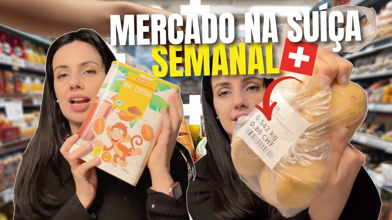 Como Funciona um Mercado na Suíça + compra semanal🇨🇭