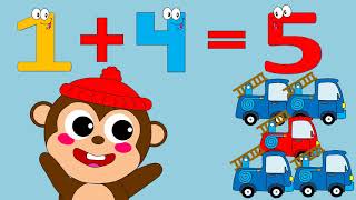 Suma para niños - Estrategias para niños de preescolar -✍Tabla del 1 - Matemática divertidas