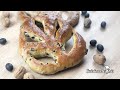 Fougasse olive  noix maison ptri  la mainspcialit provenalehomemade olive  walnut fougasse