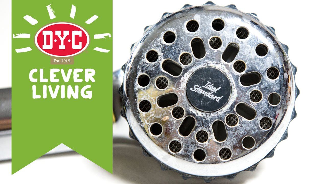 Simple and non toxic way to clean your shower head YouTube