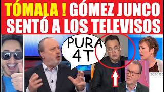 TÓMALA ! Gómez Junco da CÁTEDRA de política 4T a Failtelson (TELEVISA me censuró partes del vídeo)