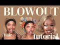 Blowout tutorial || Roller curls on blonde wig || South African YouTuber 🇿🇦