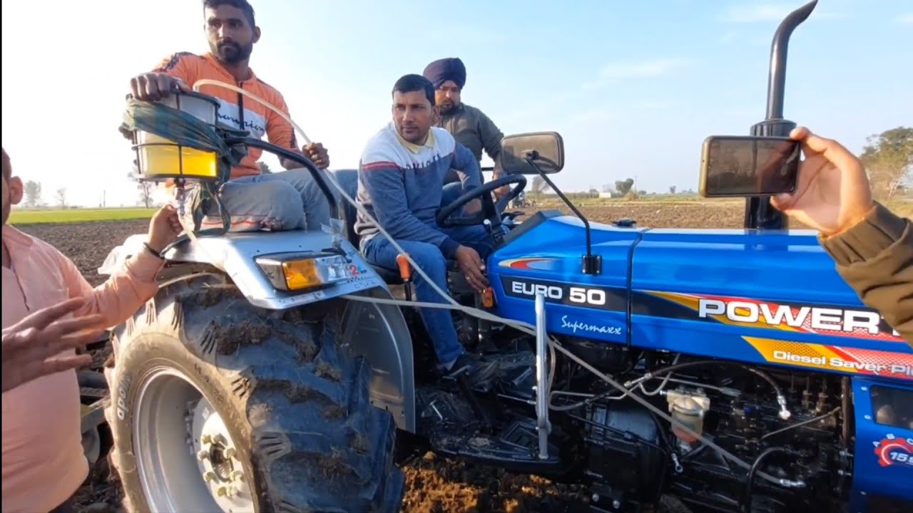 Фермеры довольны расходами на дизельное топливо Powertrac Euro 50 Next A-B-C Сегодня каждая капля...