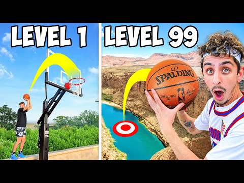 Epic Basketball Trickshots from Level 1 to 100! (ft. 2Hype)